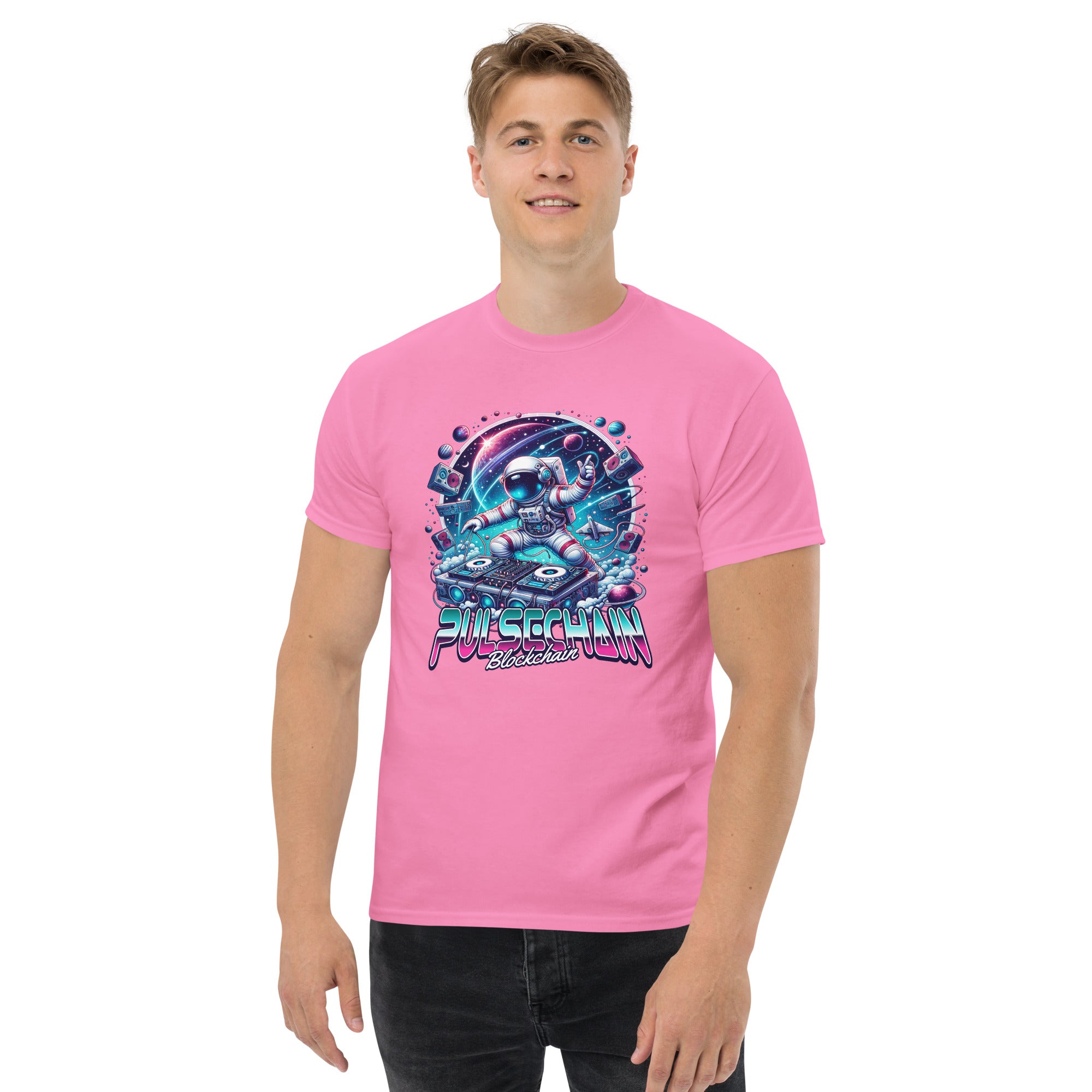Pulsechain DJ MoonMan Unisex T-Shirt