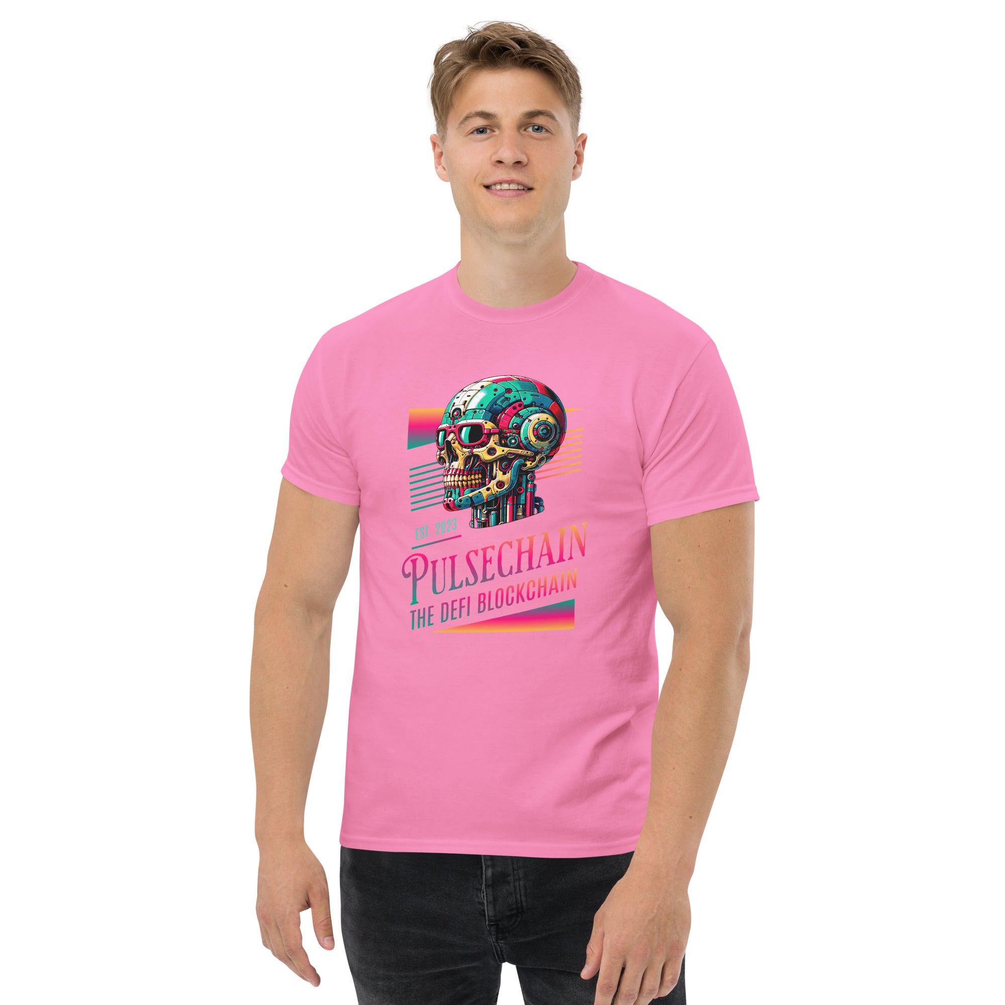 Pulsechain Cosmic Skull Unisex T-Shirt
