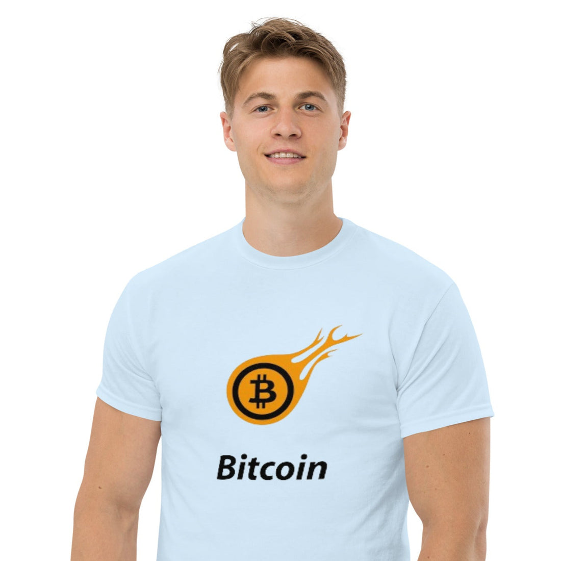 Bitcoin Fire Unisex T-Shirt