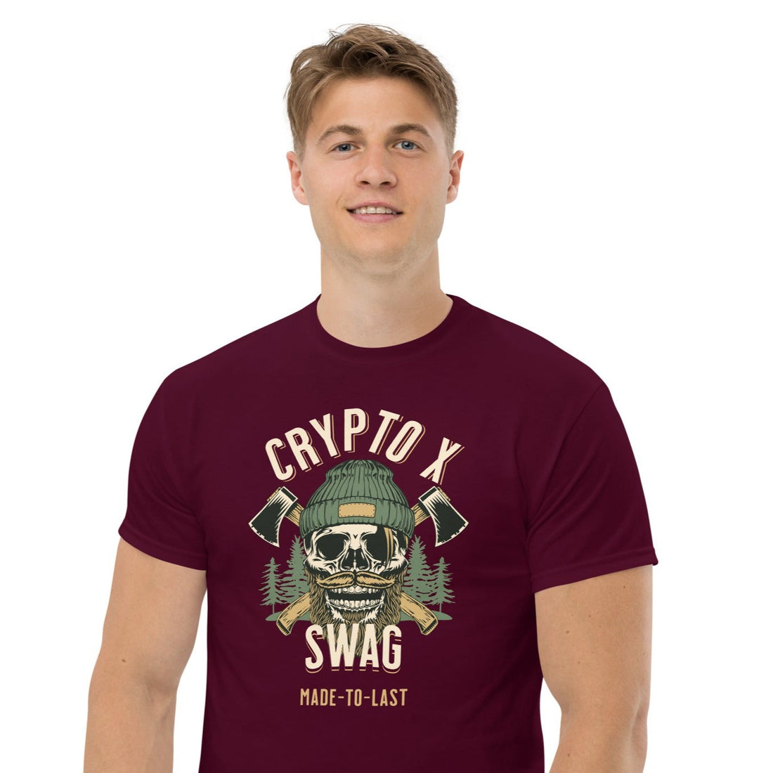 Crypto X Swag Skull Unisex T-Shirt