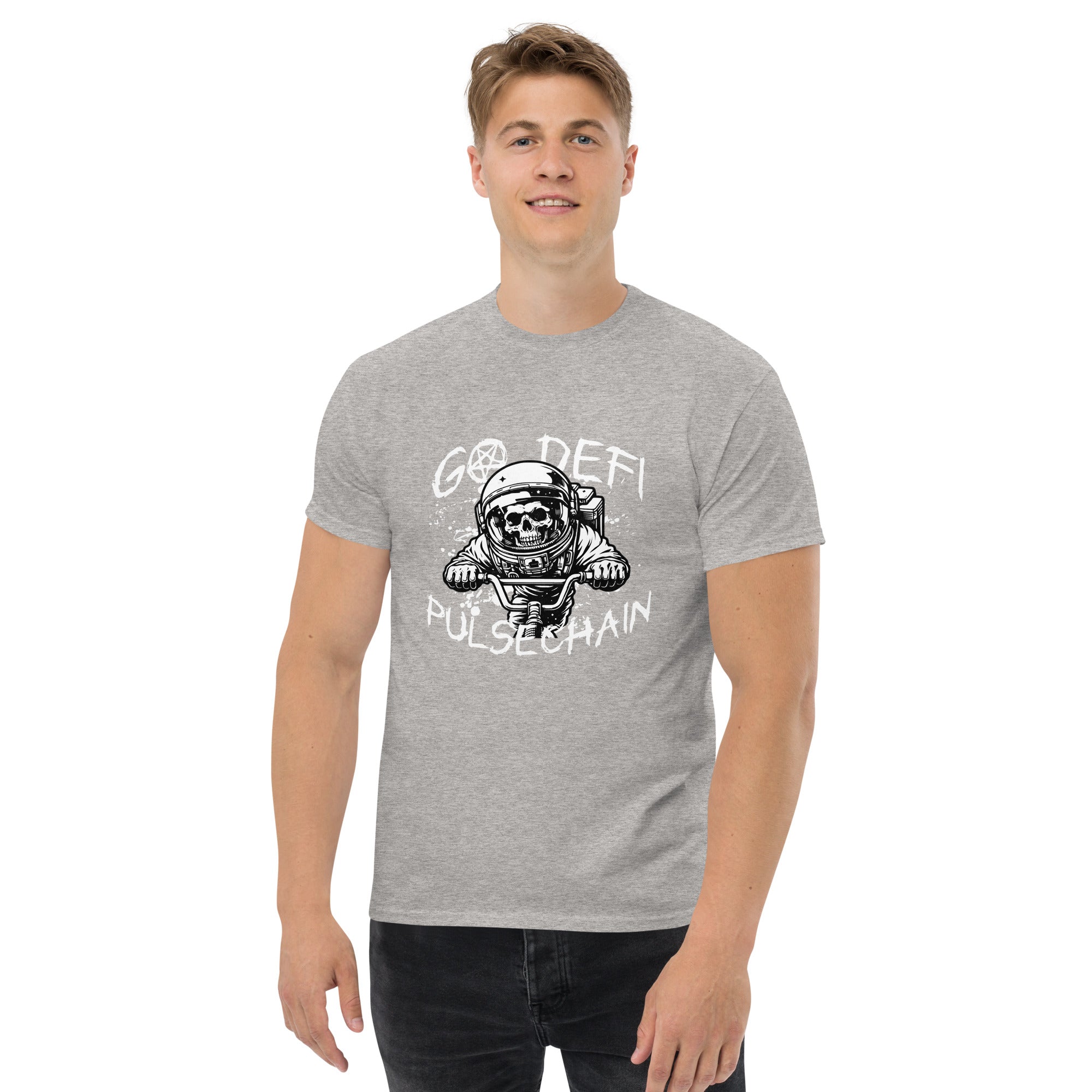 Pulsechain Biker Unisex T-Shirt