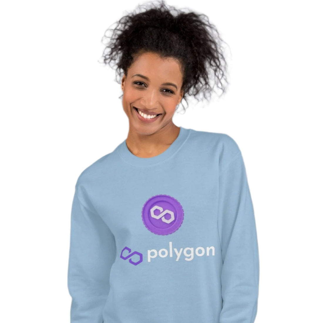 Polygon Coin Unisex Sweatshirt