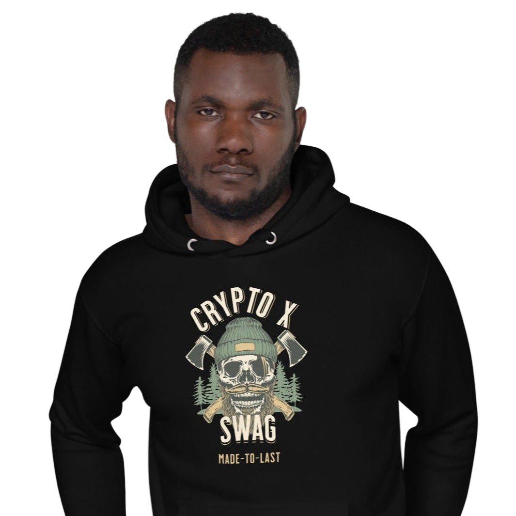 Crypto X Swag Skull Unisex Hoodie