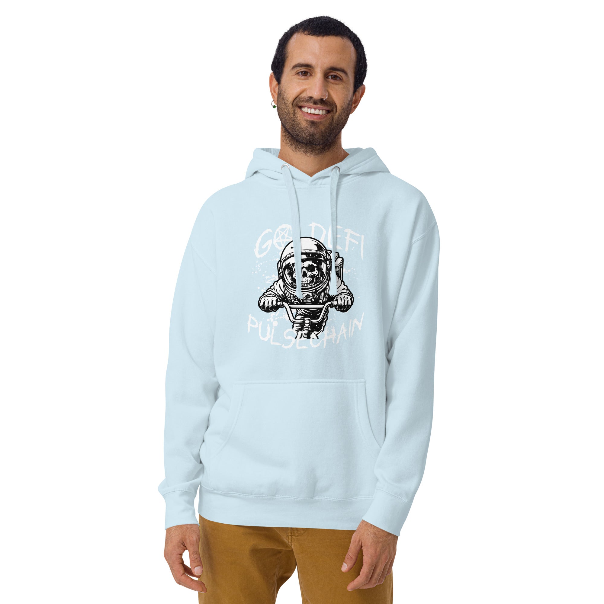 Pulsechain Biker Unisex Hoodie