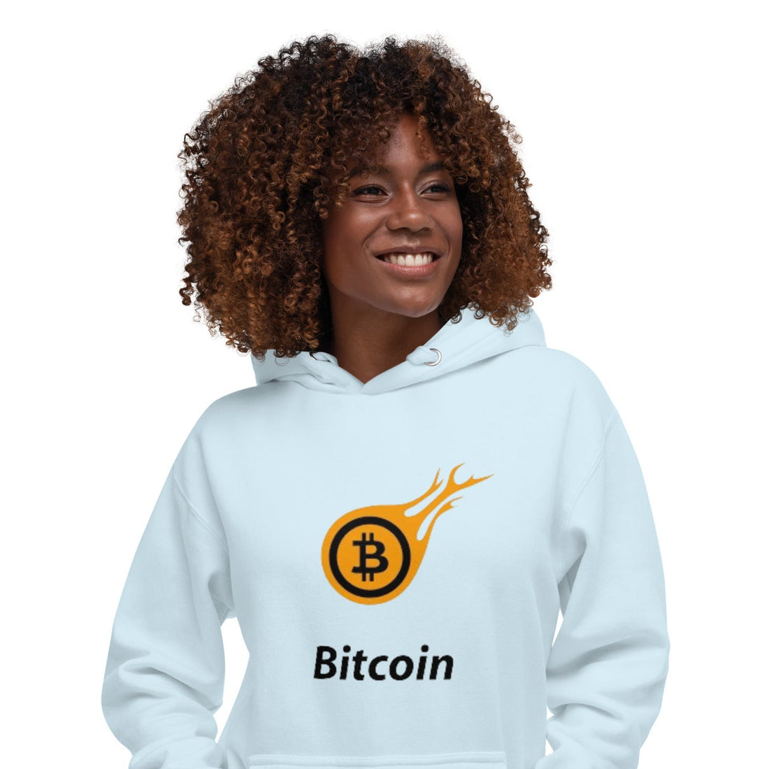 Bitcoin Fire Unisex Hoodie