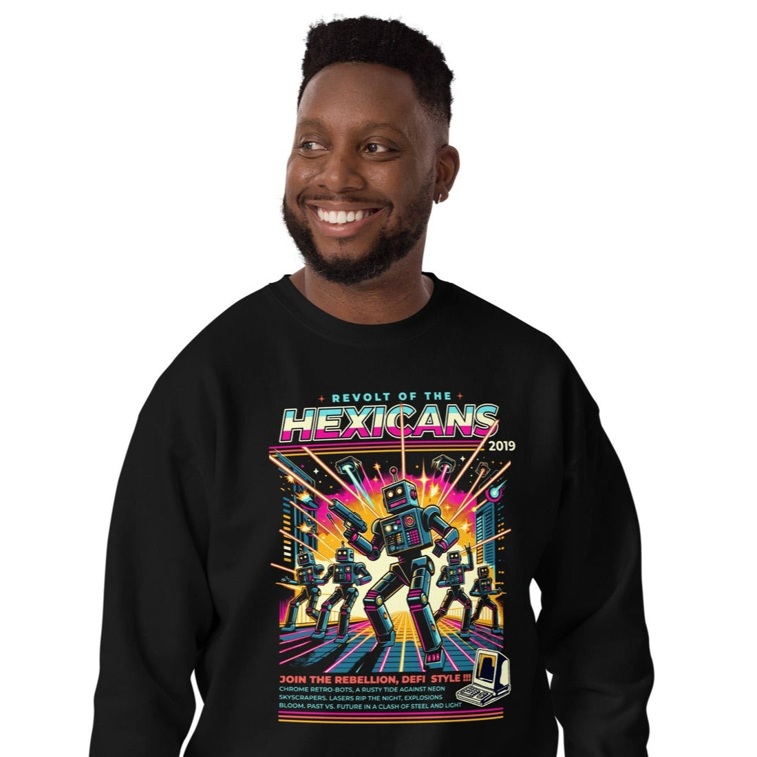 Hex Robot Unisex Sweatshirt