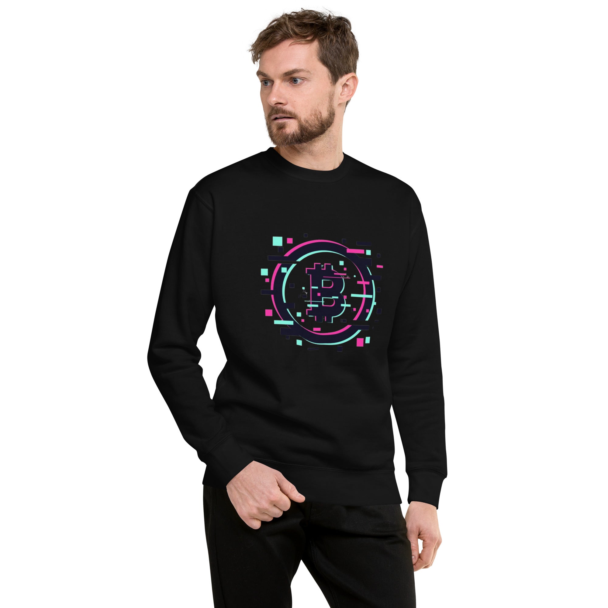 Bitcoin Blur Unisex Sweatshirt