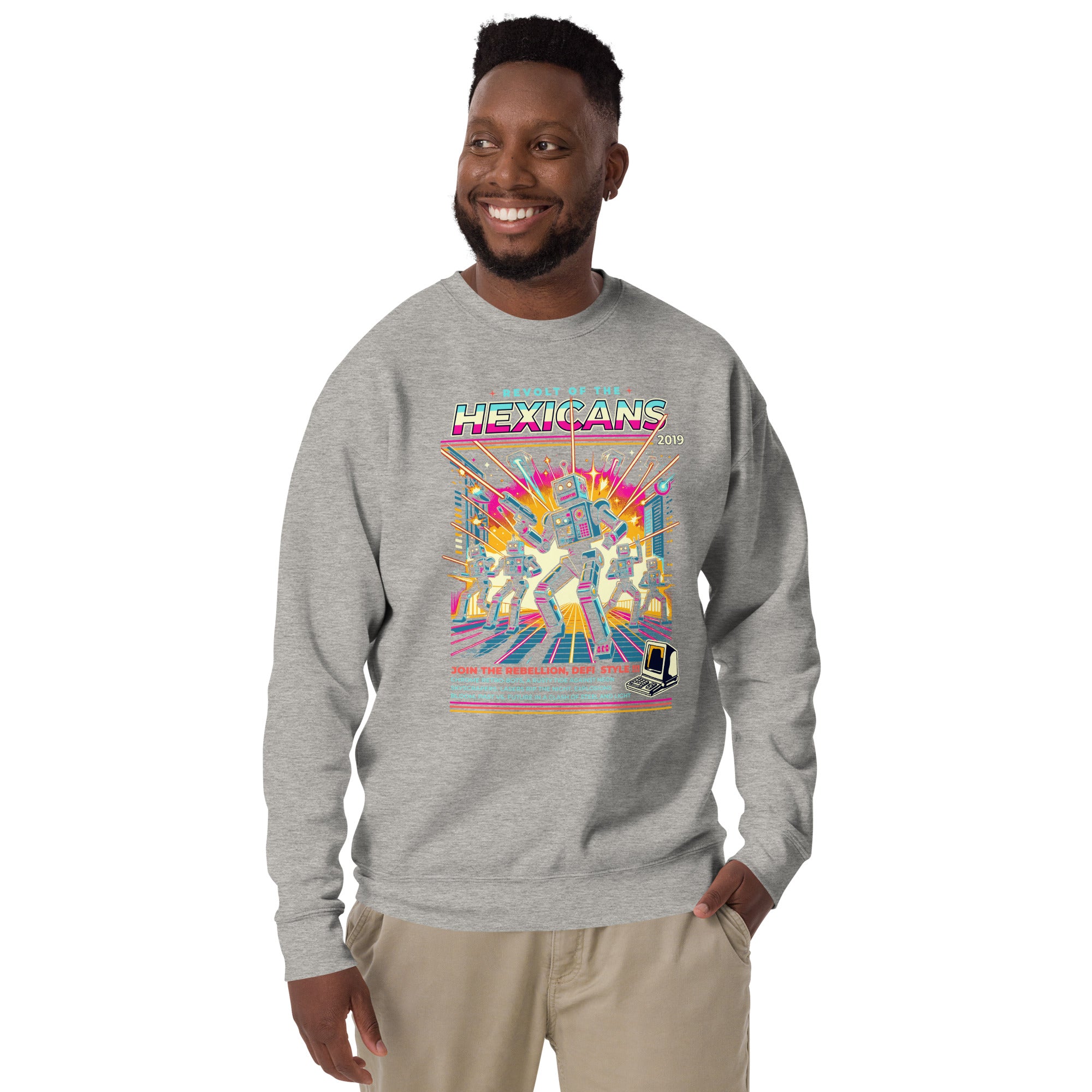 Hex Robot Unisex Sweatshirt