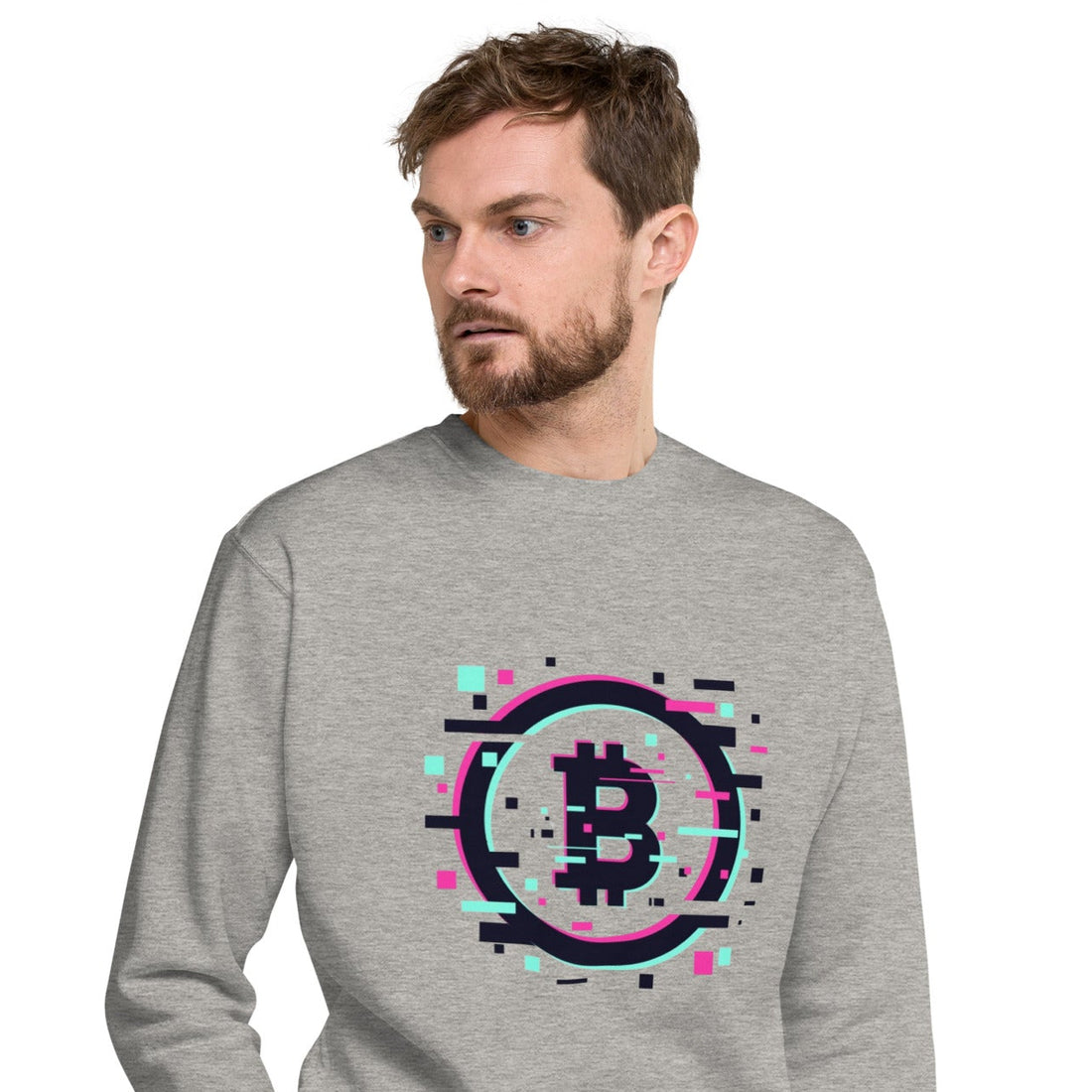 Bitcoin Blur Unisex Sweatshirt
