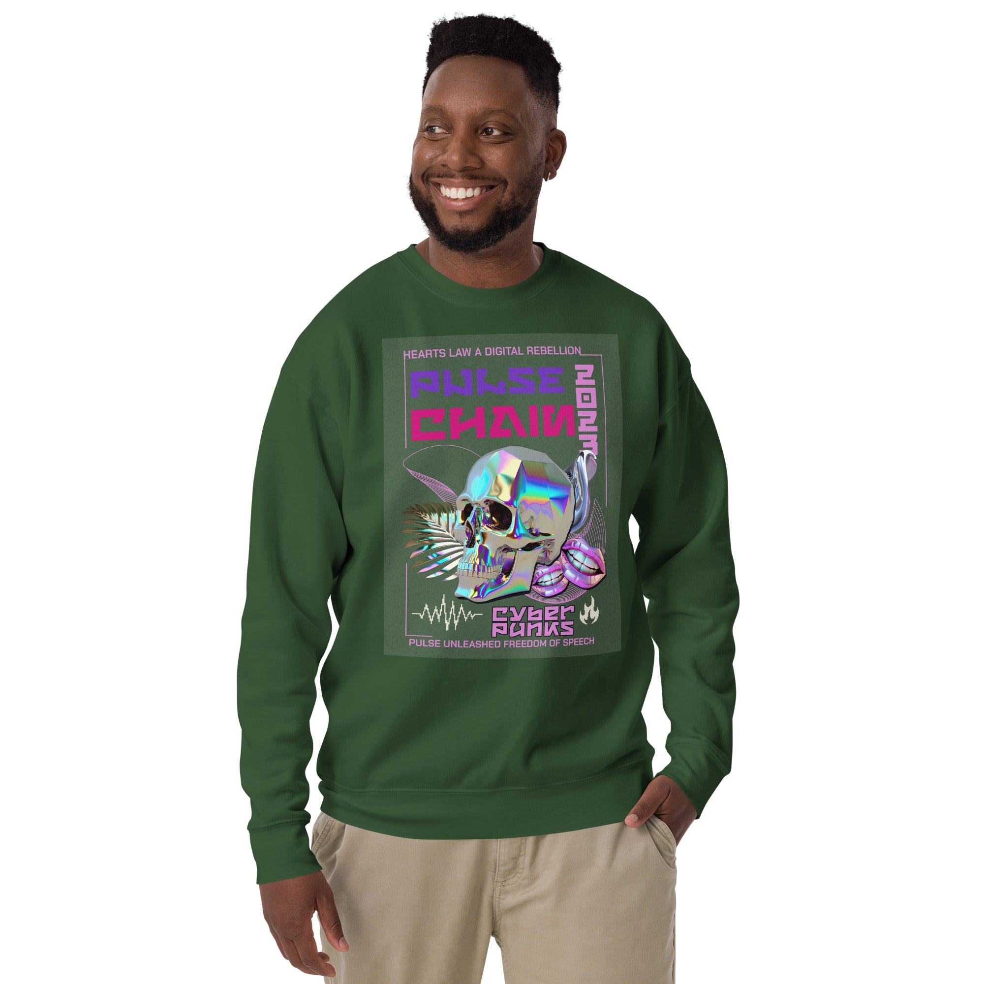 Pulsechain SkullCandy Unisex Sweatshirt