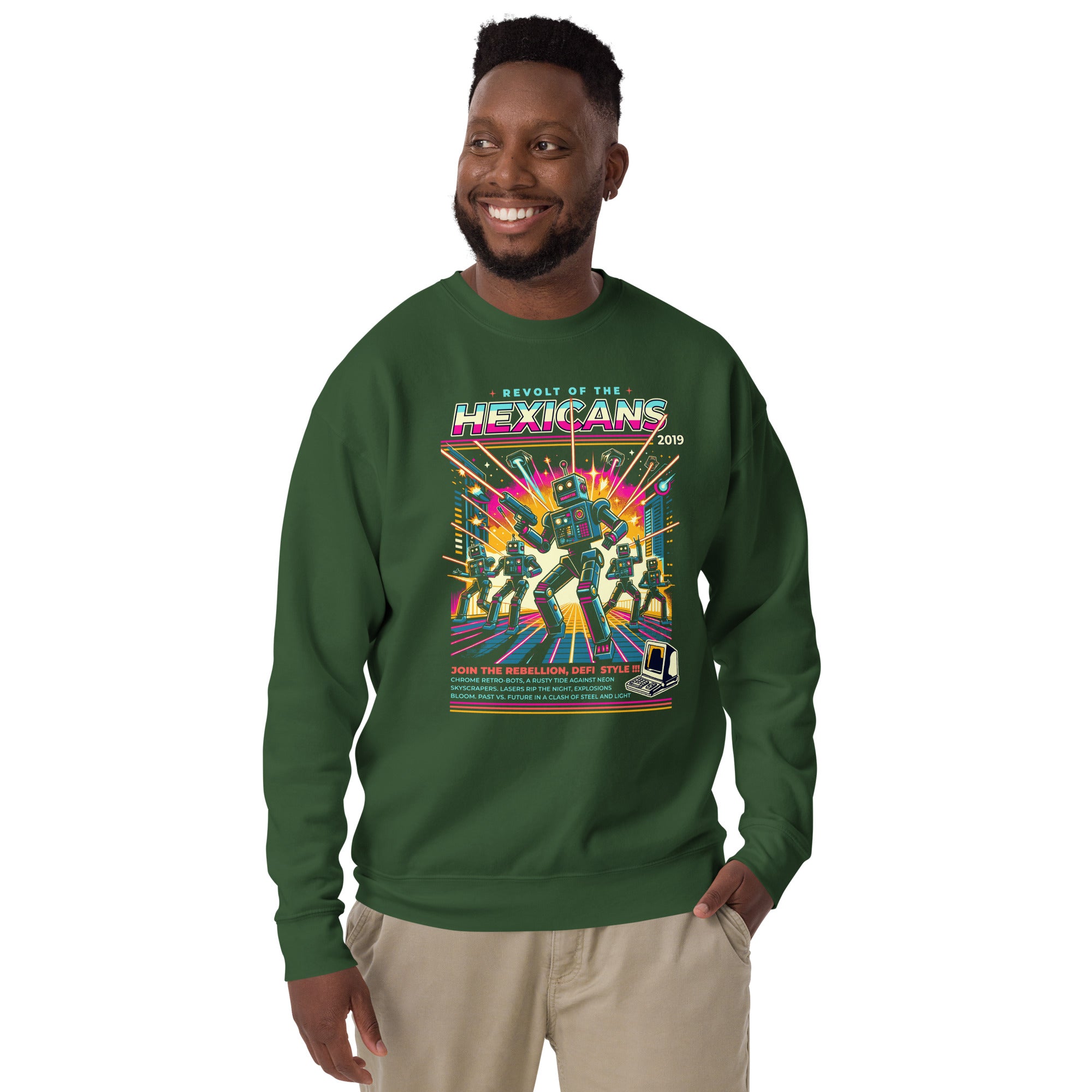 Hex Robot Unisex Sweatshirt