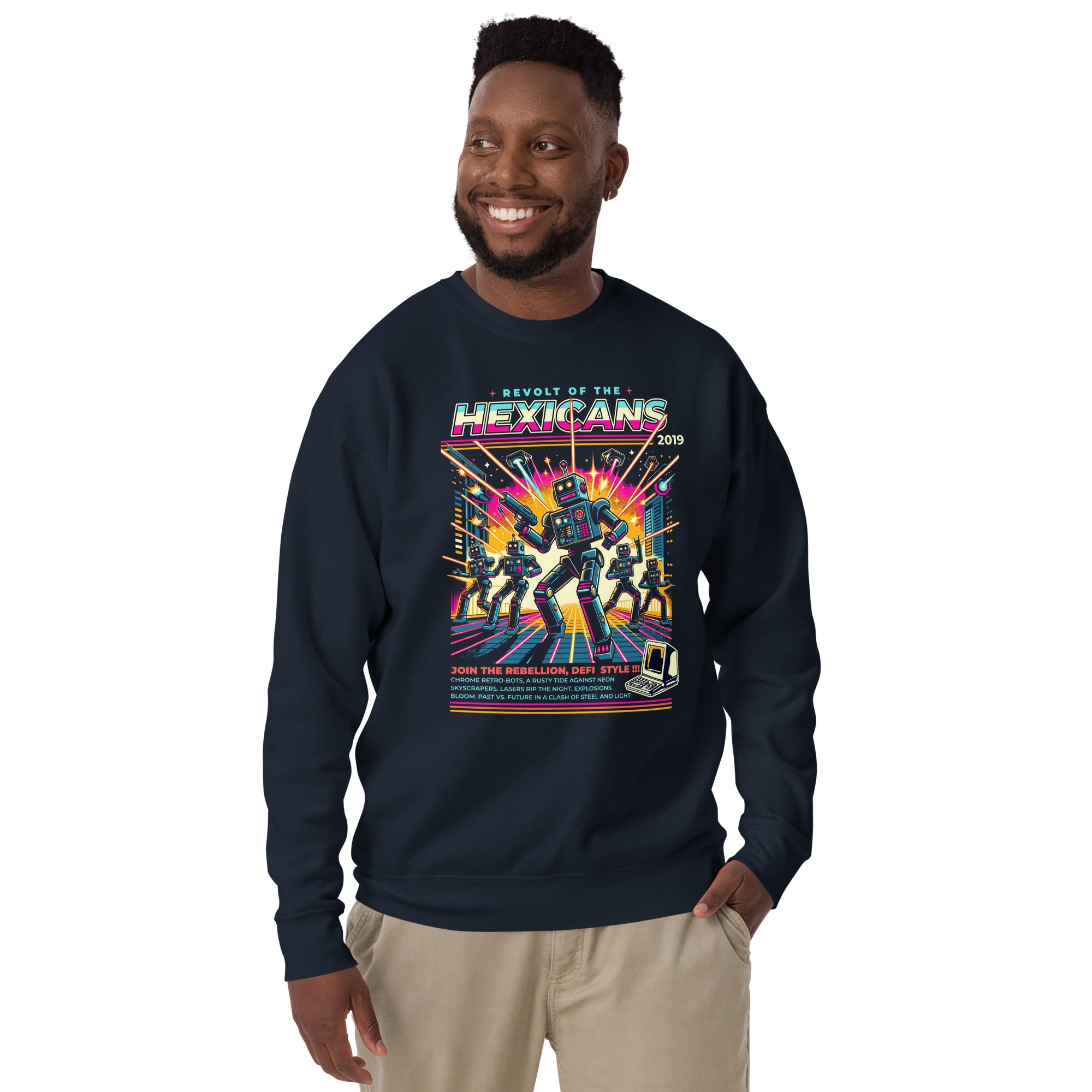 Hex Robot Unisex Sweatshirt
