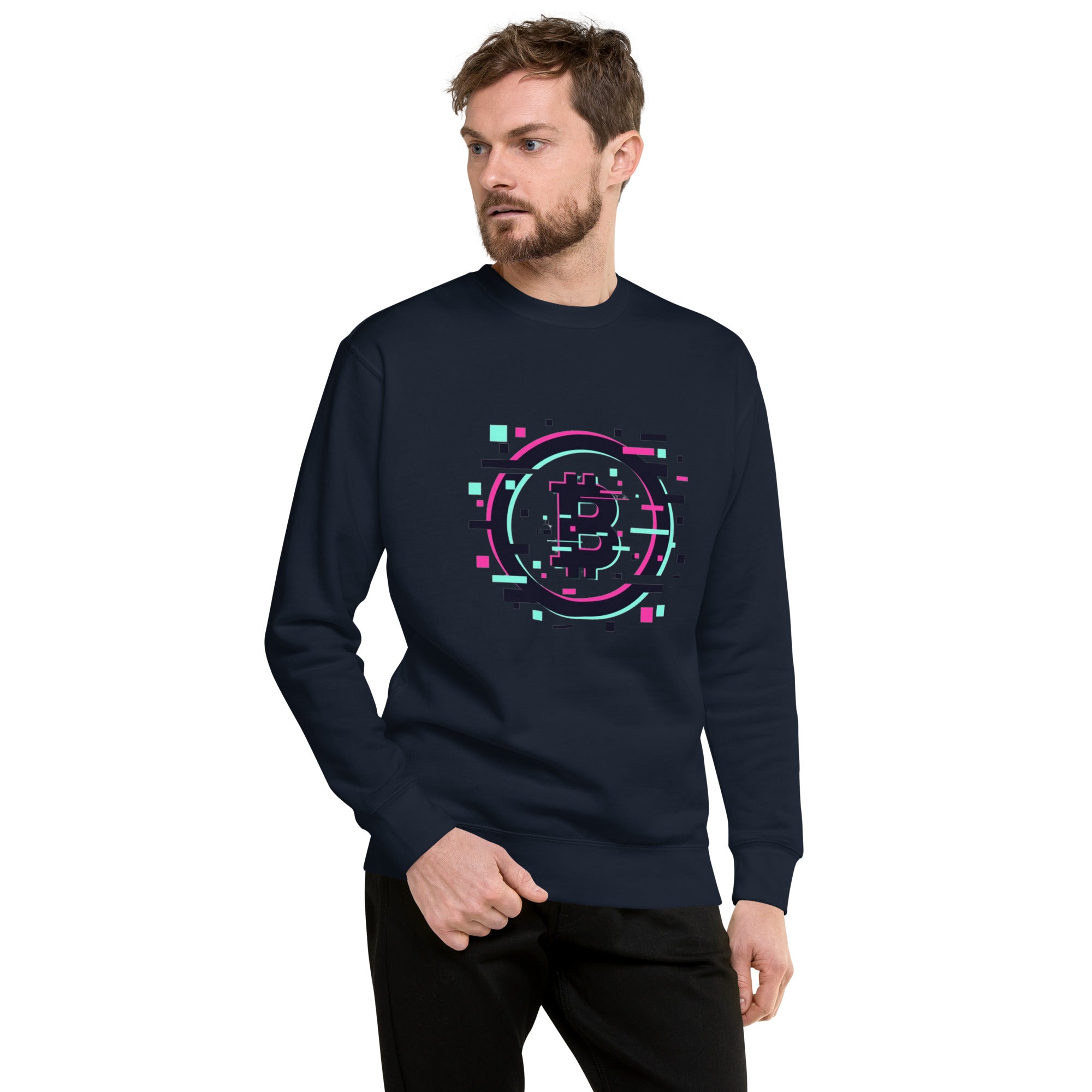Bitcoin Blur Unisex Sweatshirt