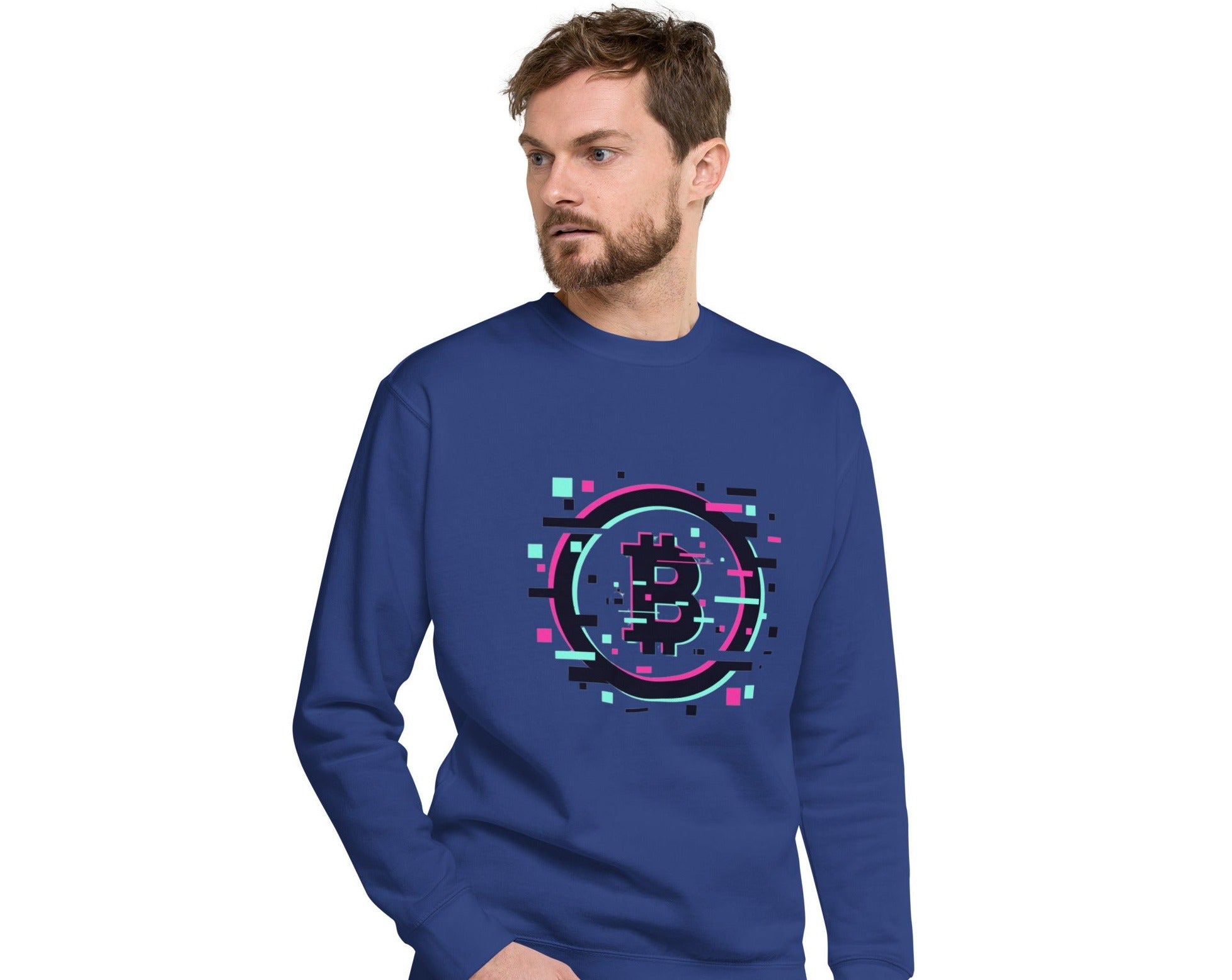 Bitcoin Blur Unisex Sweatshirt