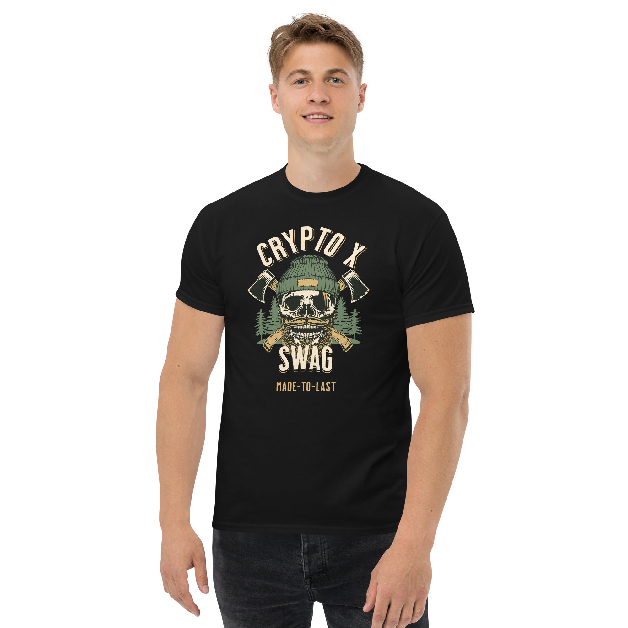 Crypto X Swag Skull Unisex T-Shirt