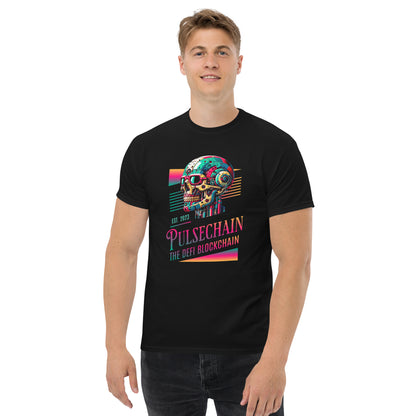 Pulsechain Cosmic Skull Unisex T-Shirt