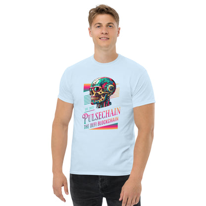 Pulsechain Cosmic Skull Unisex T-Shirt