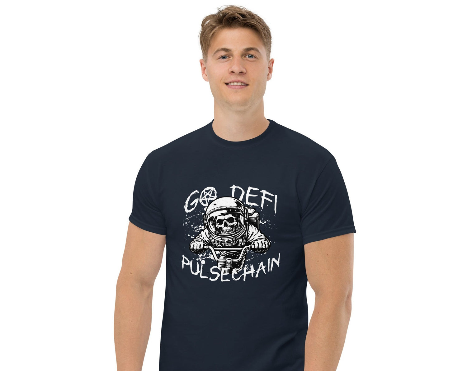 Pulsechain Biker Unisex T-Shirt