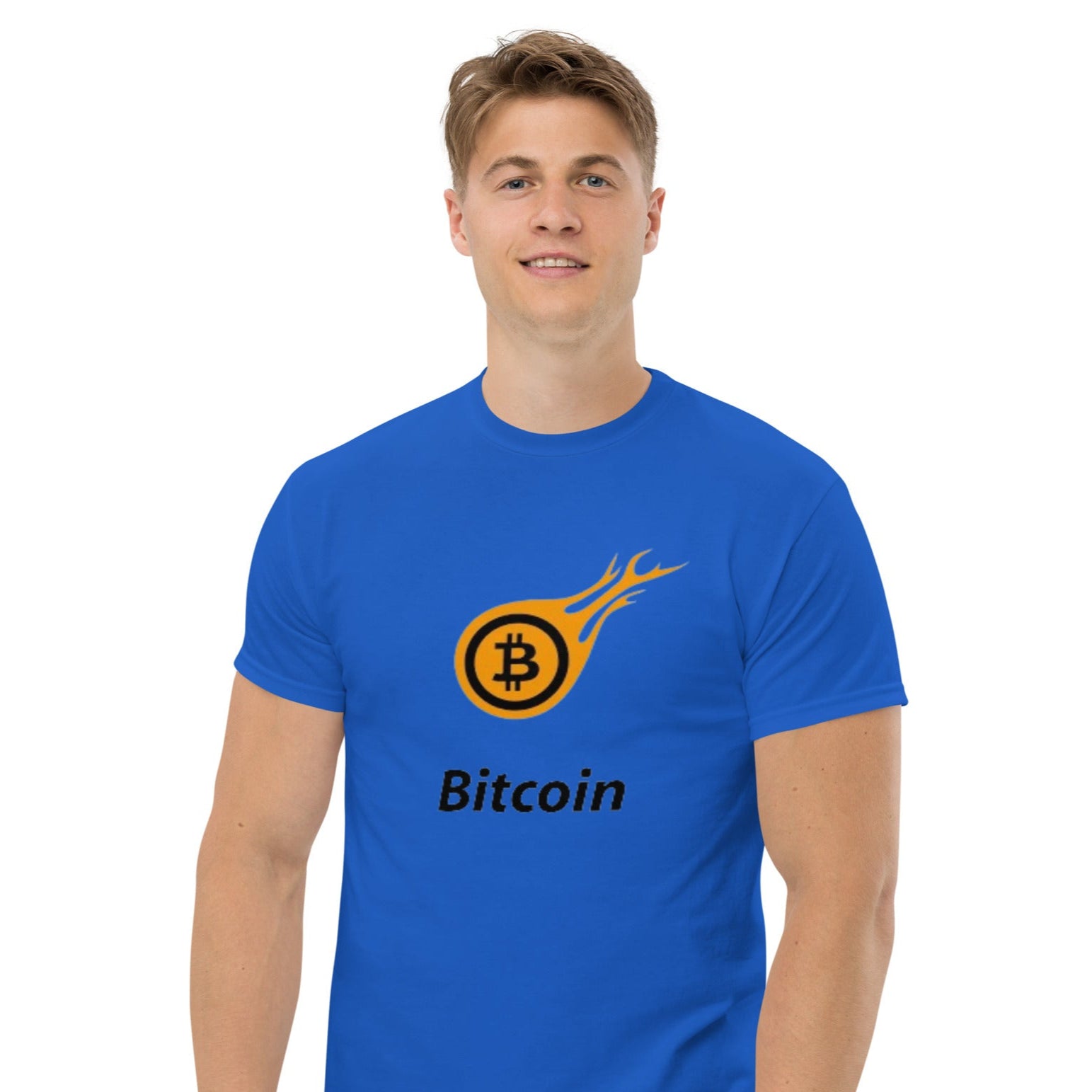 Bitcoin Fire Unisex T-Shirt