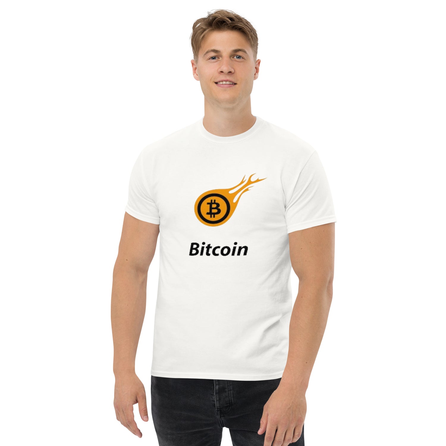 Bitcoin Fire Unisex T-Shirt