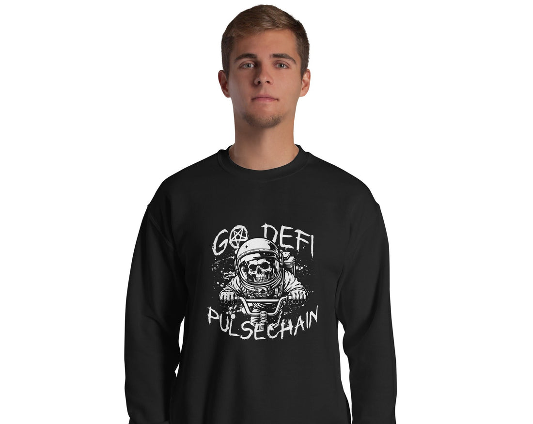 Pulsechain Biker Unisex Sweatshirt