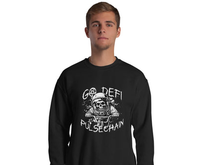Pulsechain Biker Unisex Sweatshirt
