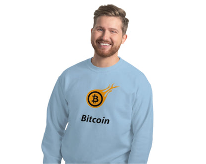 Bitcoin Fire Unisex Sweatshirt