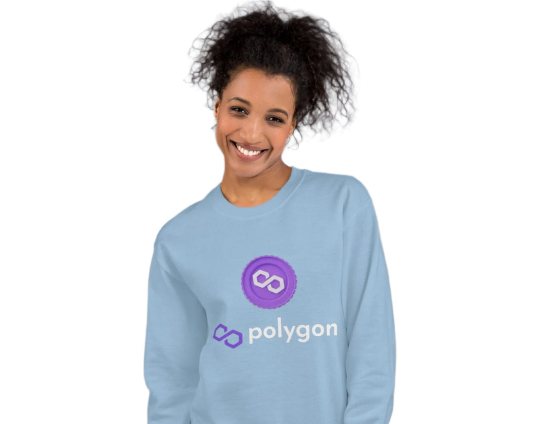 Polygon Coin Unisex Sweatshirt