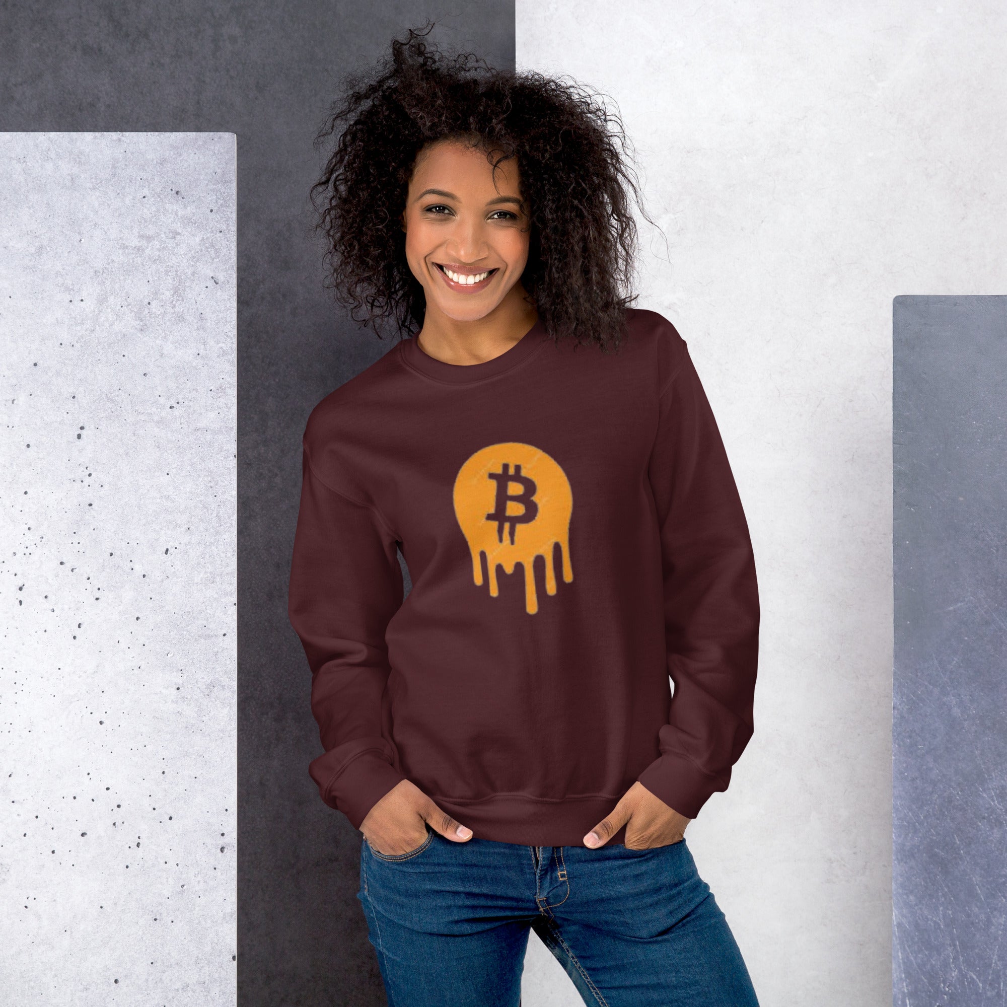 Bitcoin Drip Unisex Sweatshirt
