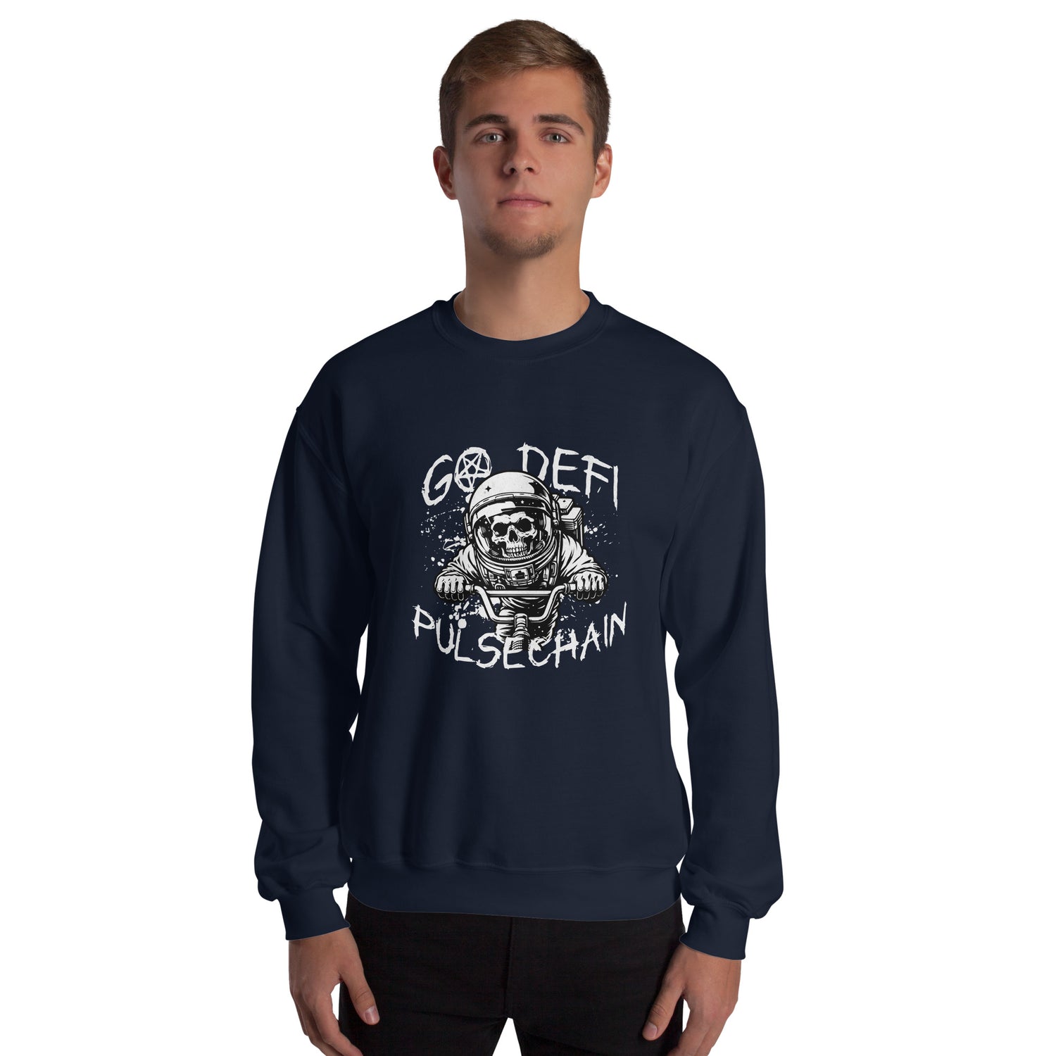 Pulsechain Biker Unisex Sweatshirt