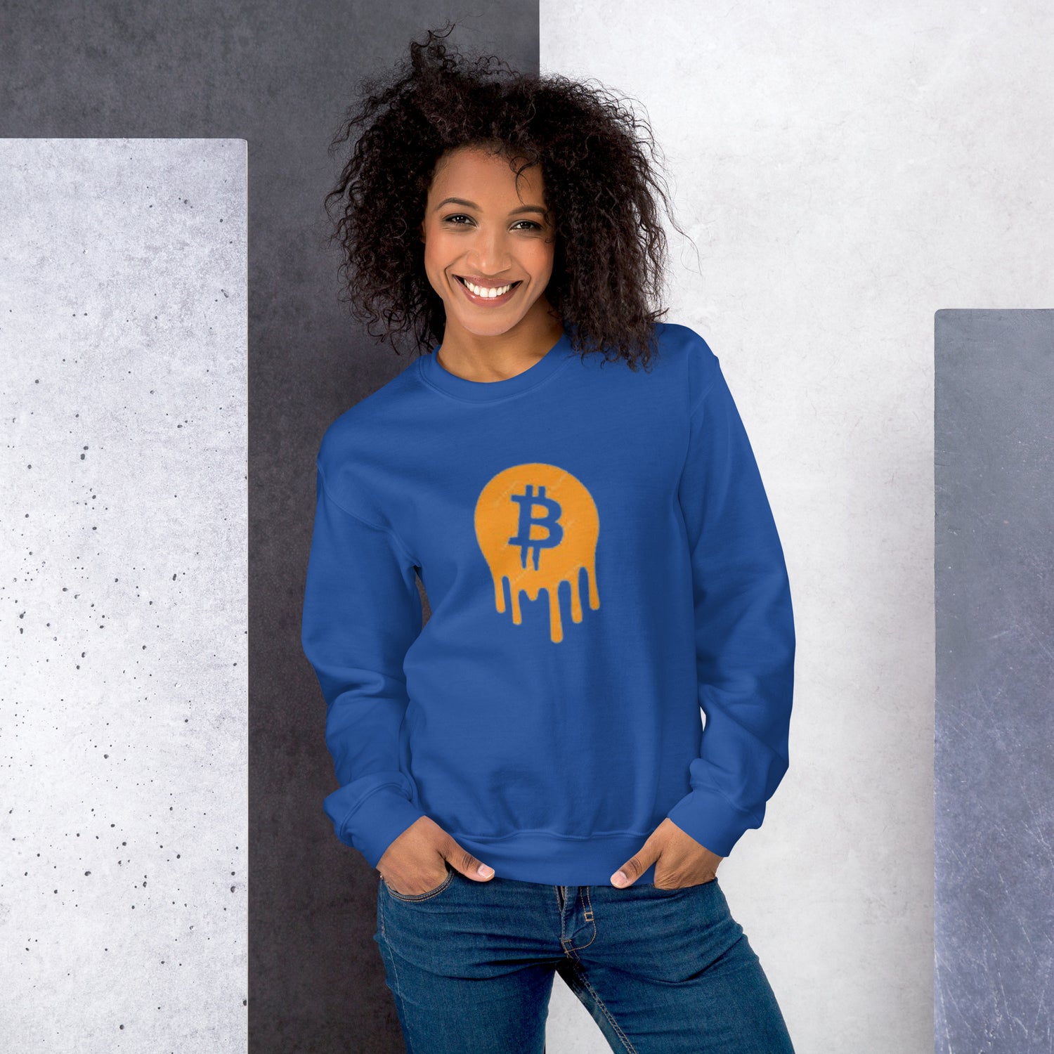 Bitcoin Drip Unisex Sweatshirt