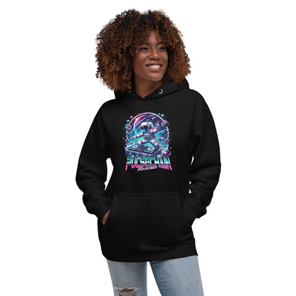 Pulsechain DJ MoonMan Unisex Hoodie