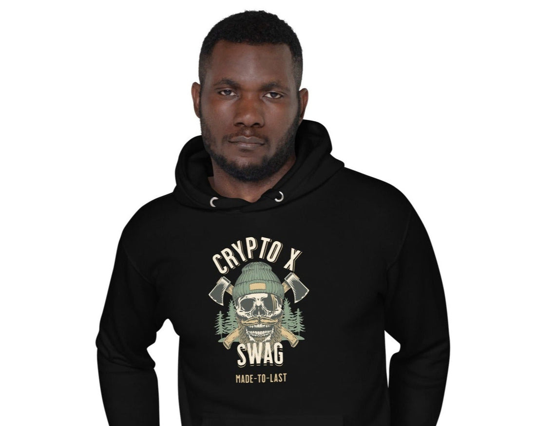 Crypto X Swag Skull Unisex Hoodie