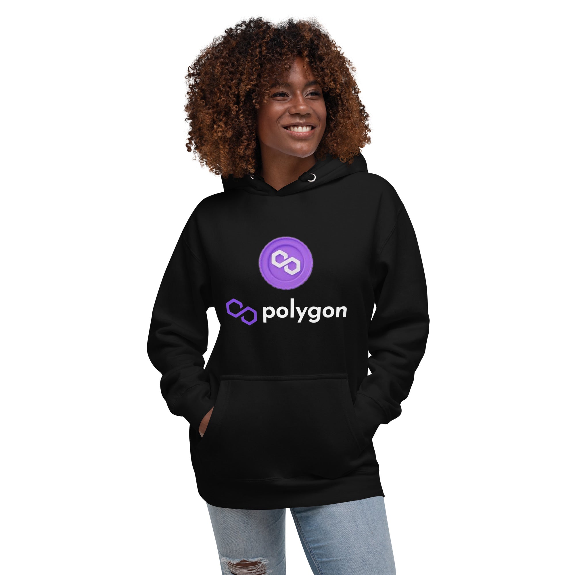 Polygon Coin Unisex Hoodie