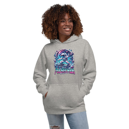 Pulsechain DJ MoonMan Unisex Hoodie