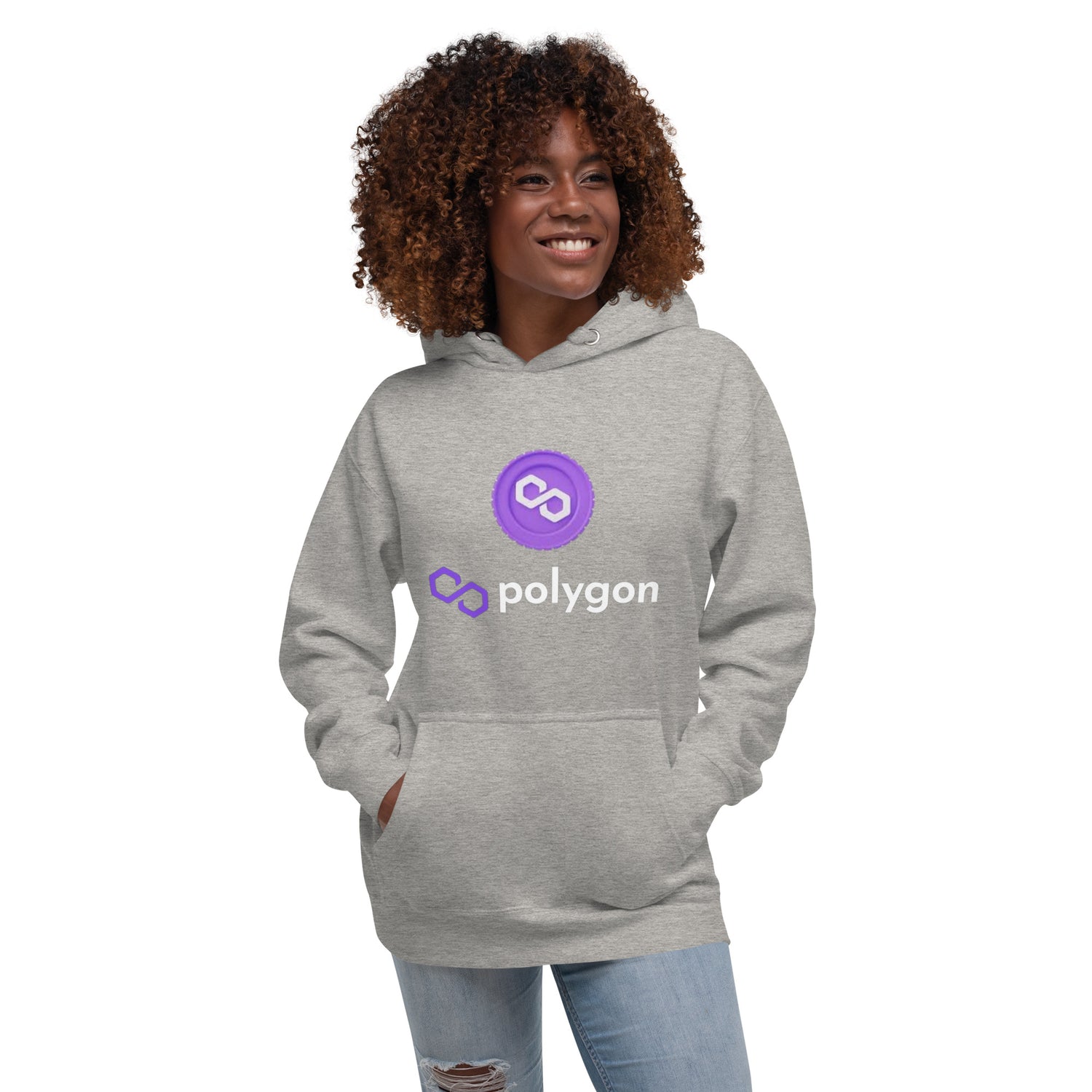 Polygon Coin Unisex Hoodie