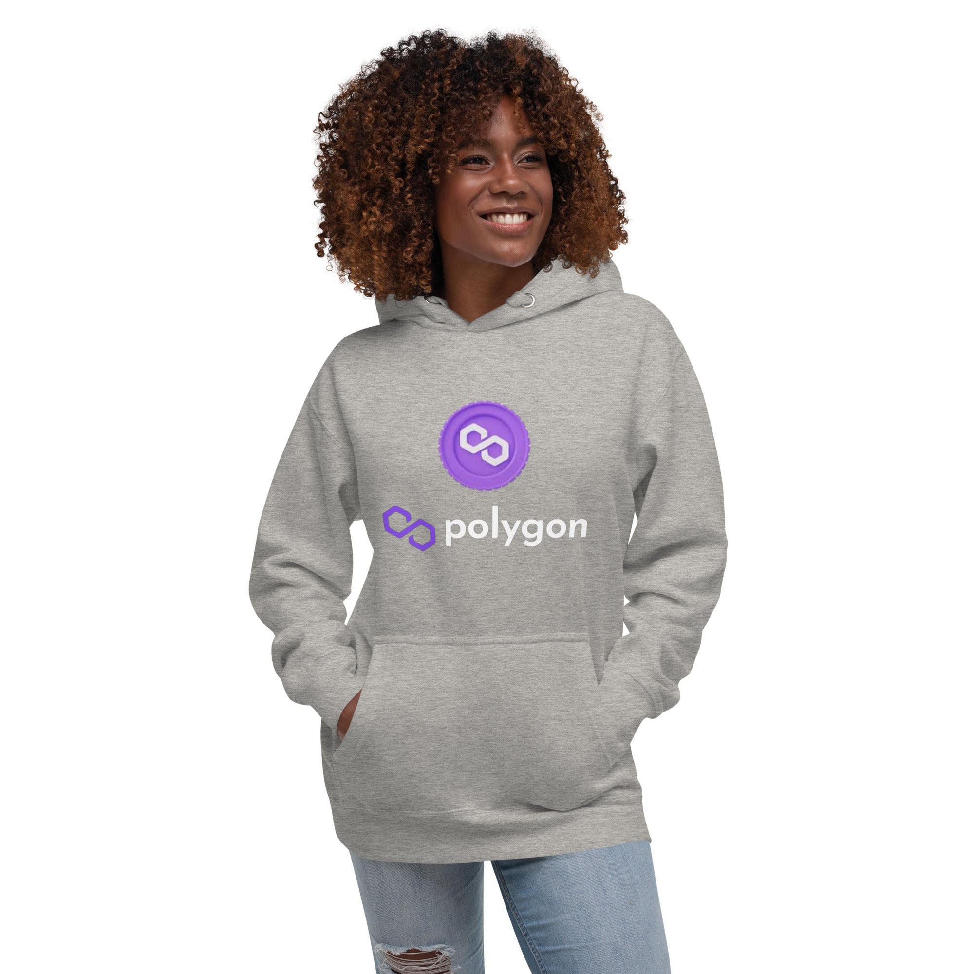 Polygon Coin Unisex Hoodie
