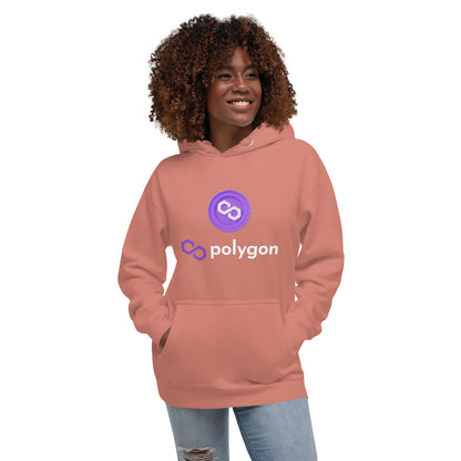 Polygon Coin Unisex Hoodie