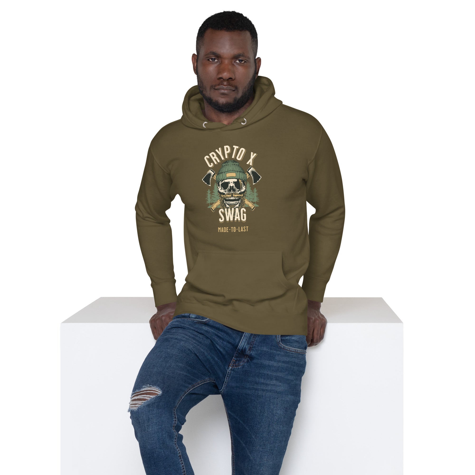 Crypto X Swag Skull Unisex Hoodie