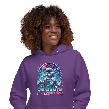 Pulsechain DJ MoonMan Unisex Hoodie