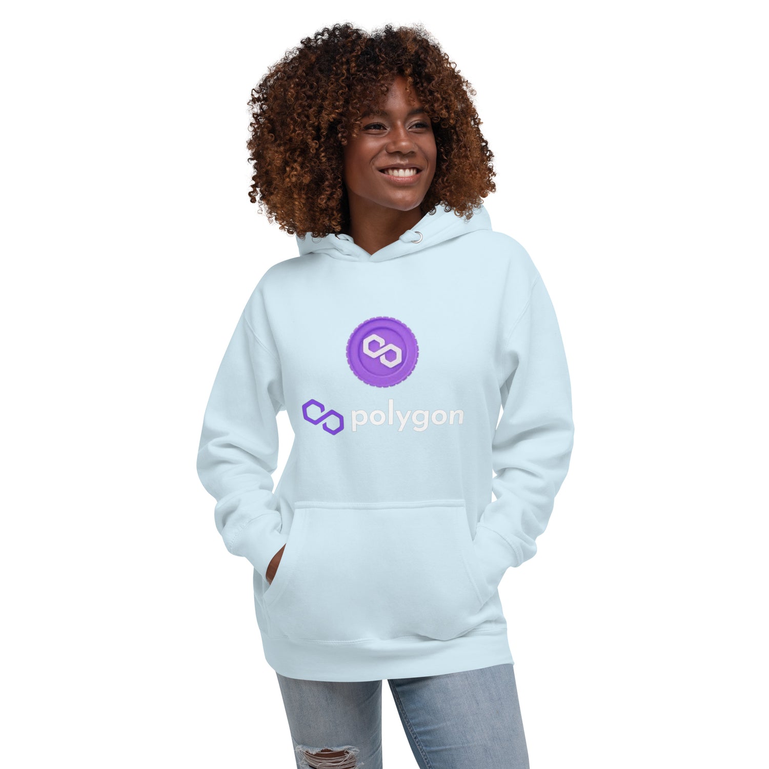 Polygon Coin Unisex Hoodie