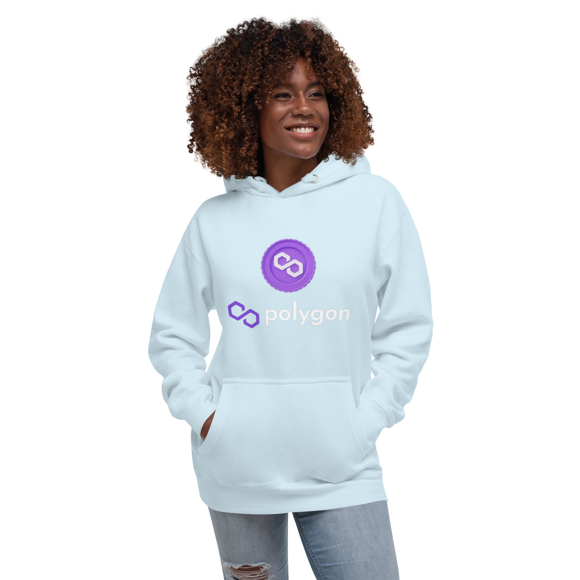 Polygon Coin Unisex Hoodie