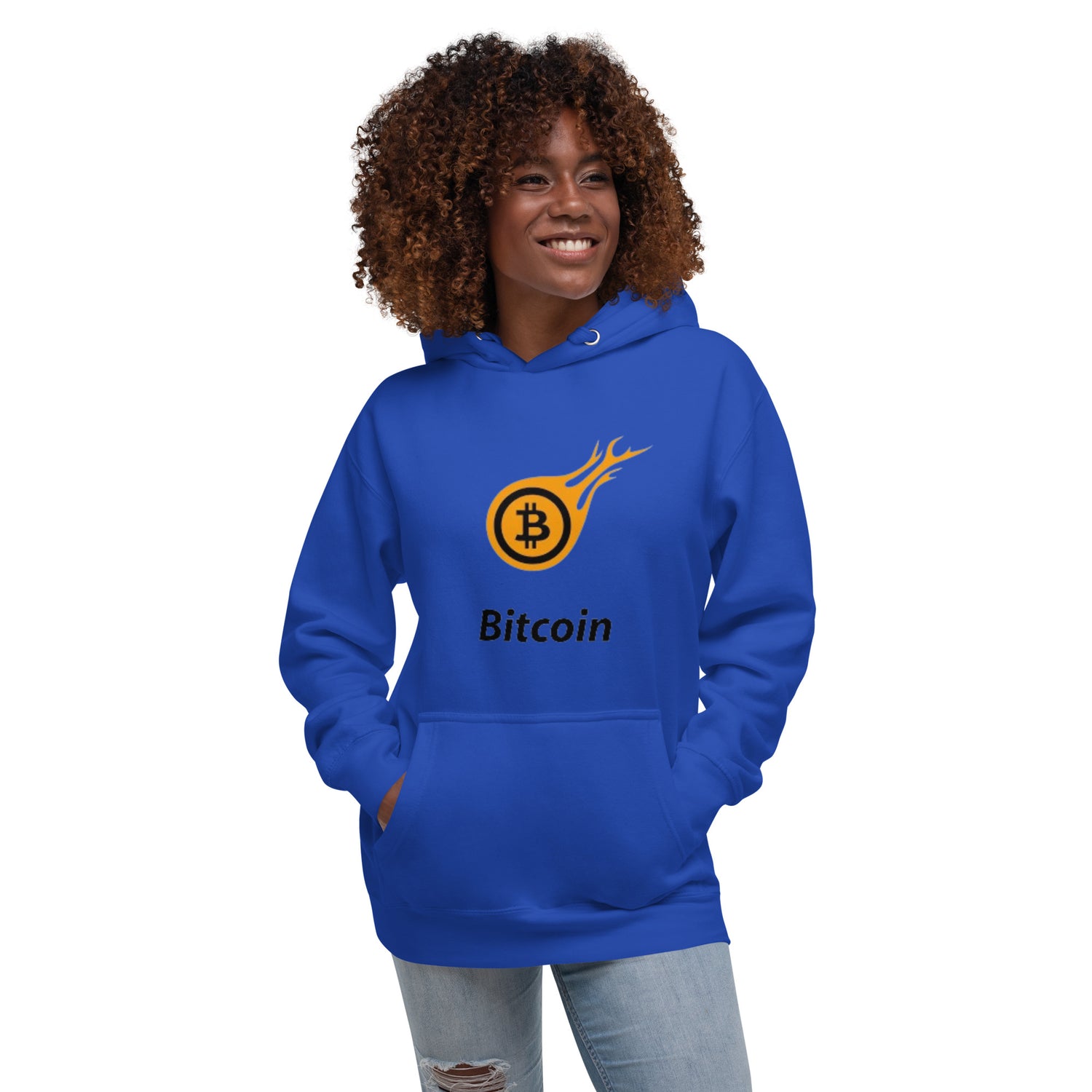 Bitcoin Fire Unisex Hoodie