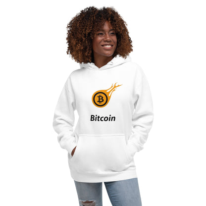 Bitcoin Fire Unisex Hoodie