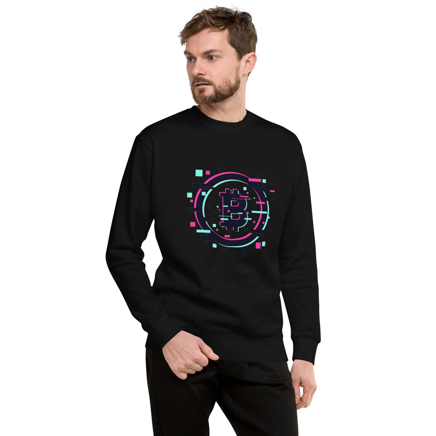Bitcoin Blur Unisex Sweatshirt